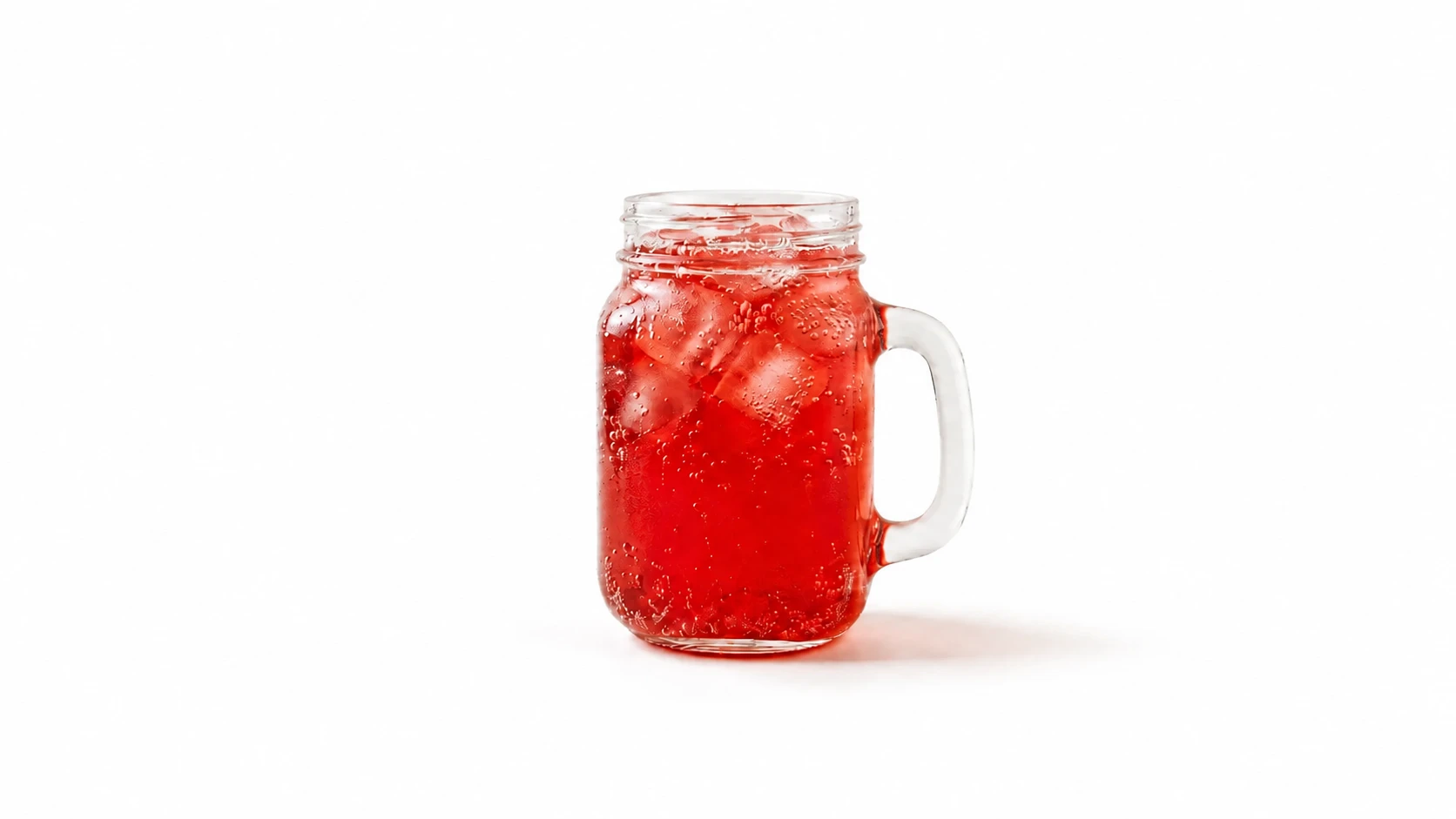 Limonada de fresa con agua mineral Moon Burger