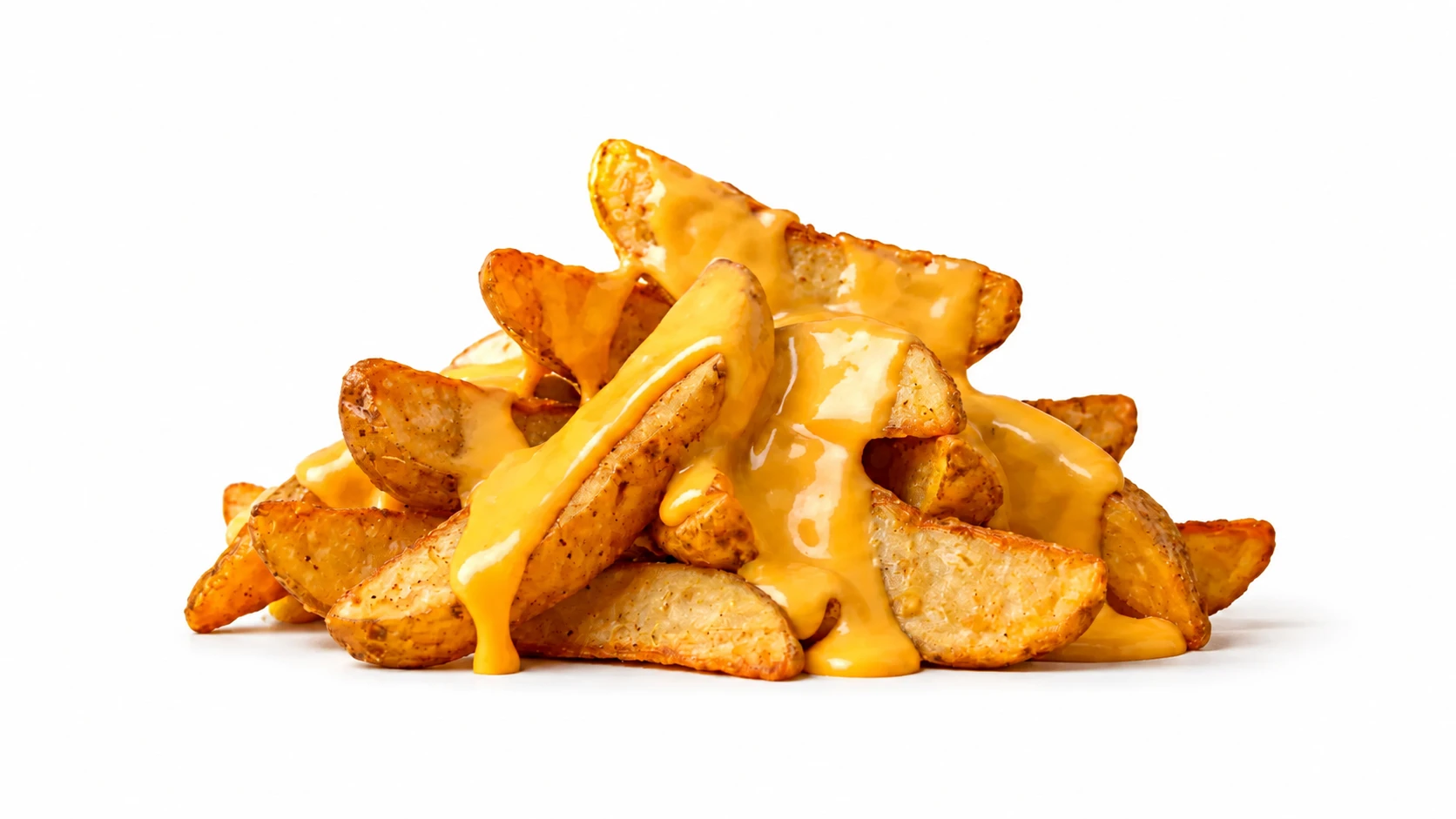 Papas Gajo Solares con queso cheddar Moon Burger