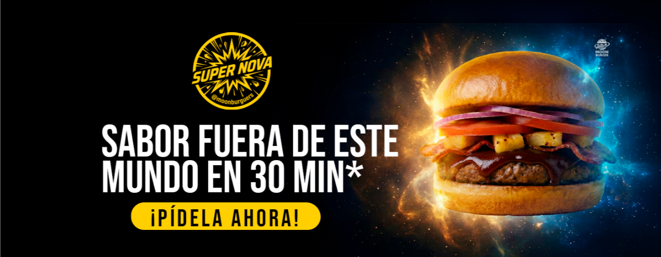 Super Nova Moon Burger hamburguesas Banderilla