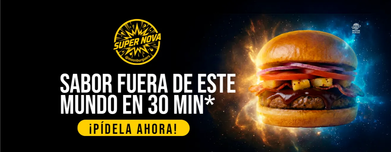 Super Nova Moon Burger hamburguesas Banderilla