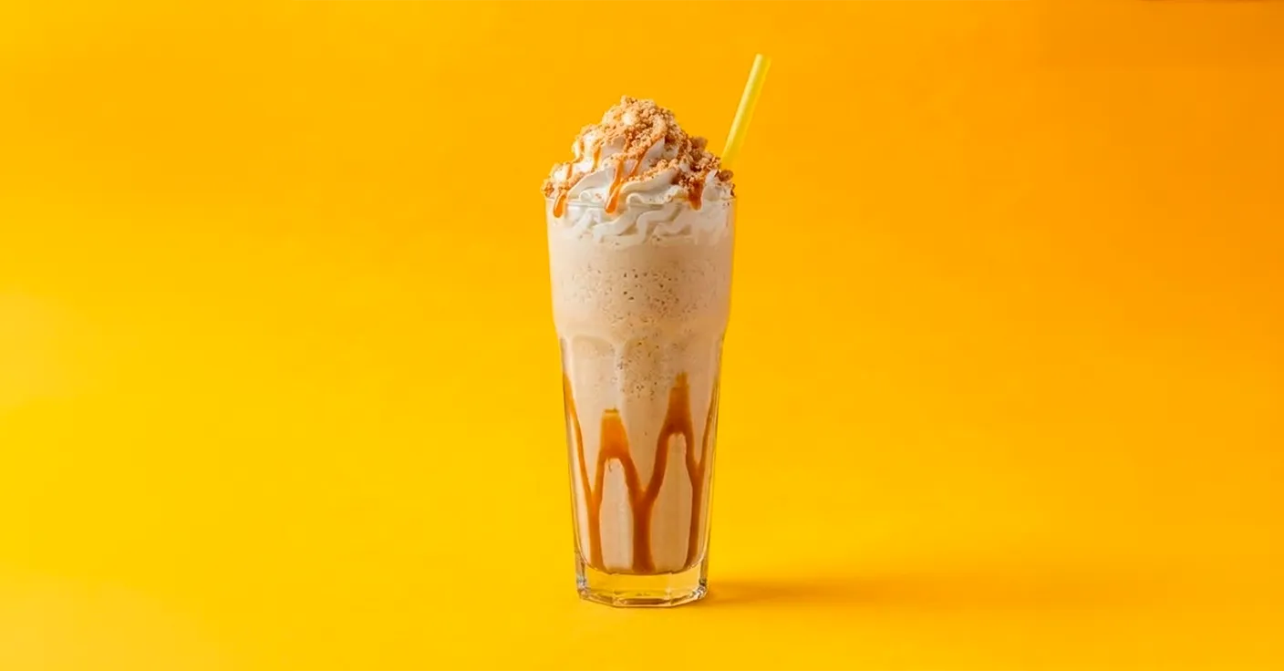 Frappe Mazapán Moon Burger bebida helada