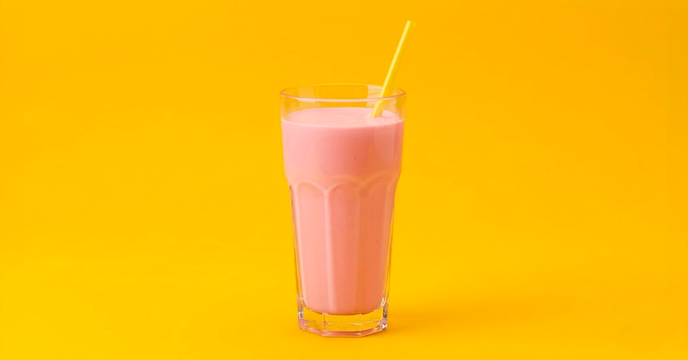 Malteada de fresa Moon Burger