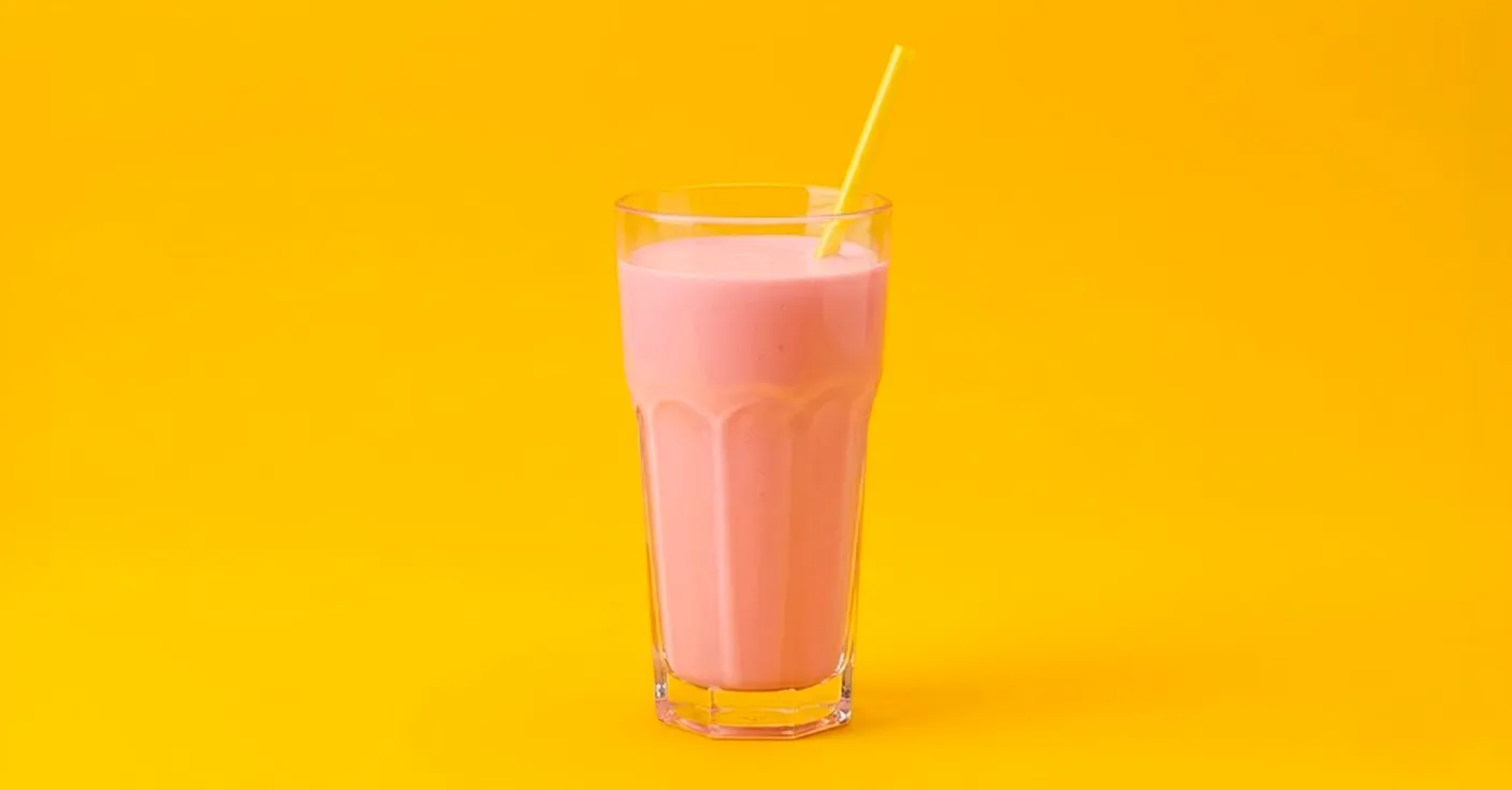 Malteada de fresa Moon Burger