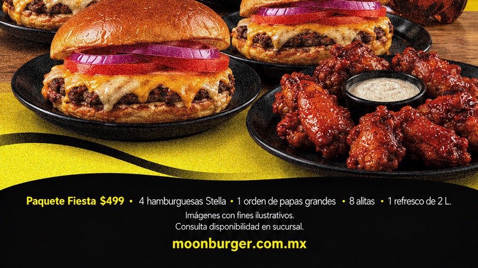 Moon Pack Paquete Fiesta: cuatro Stella, papas, ocho alitas y refresco de 2 litros por $499